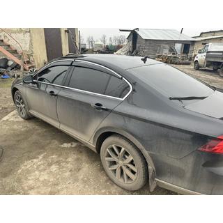 Vindavvisare för sidorutor med kromlist SD (4 st., Sunplex Chrome) Volkswagen Passat B8 2015–2023 foto 4
