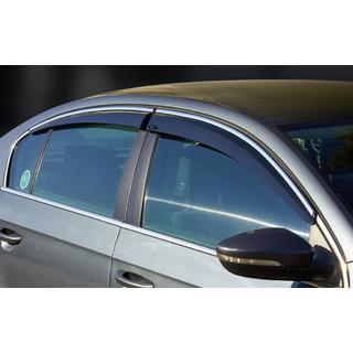Vindavvisare för sidorutor med kromlist SD (4 st., Sunplex Chrome) Volkswagen Passat B8 2015–2023 foto 1