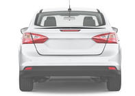 Ford Focus III 2011–2017 Sedan LIP-spoiler (Sunplex, svart) (107,2 cm x 5,5 cm) foto 5