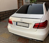 Mercedes E-class W212 2009–2016 LIP-spoiler (Sunplex, svart) (130,5 cm x 5,8 cm) foto 2
