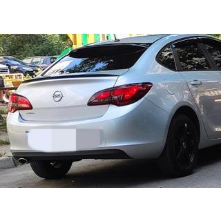 Sedan läppspoiler (Sunplex, svart) (115 cm x 5,5 cm) Opel Astra J 2009–2015 foto 1