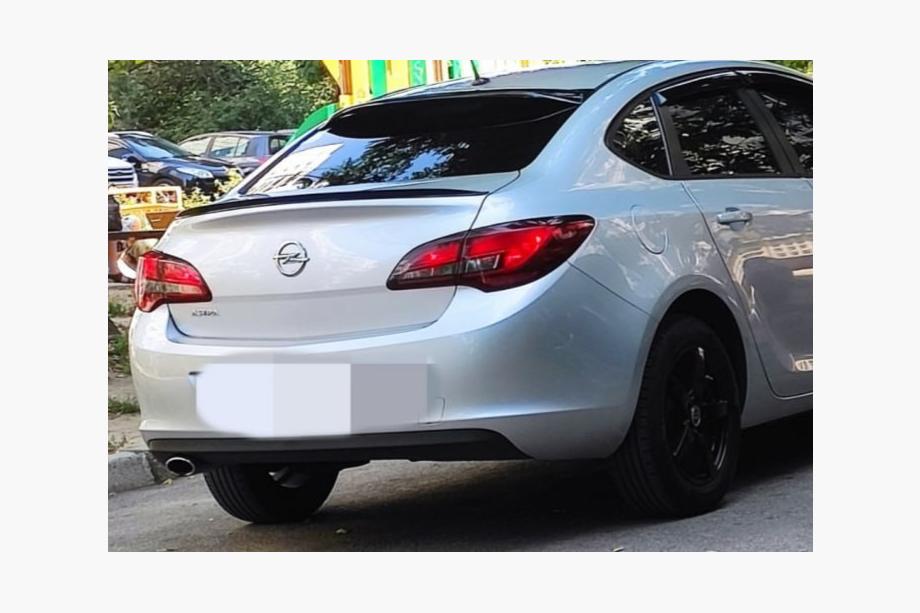 Opel Astra J 2009–2015 Sedan läppspoiler (Sunplex, svart) (115 cm x 5,5 cm) Image