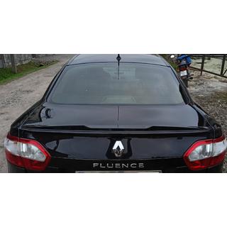 Lipspoiler (Sunplex, svart) (125,4 cm x 7,2 cm) Renault Fluence 2009–2016 foto 1