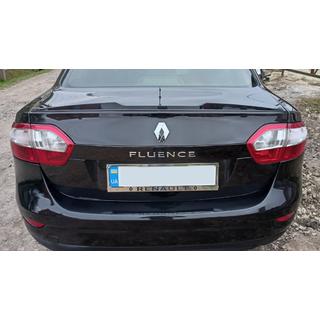 Lipspoiler (Sunplex, svart) (125,4 cm x 7,2 cm) Renault Fluence 2009–2016 foto 2