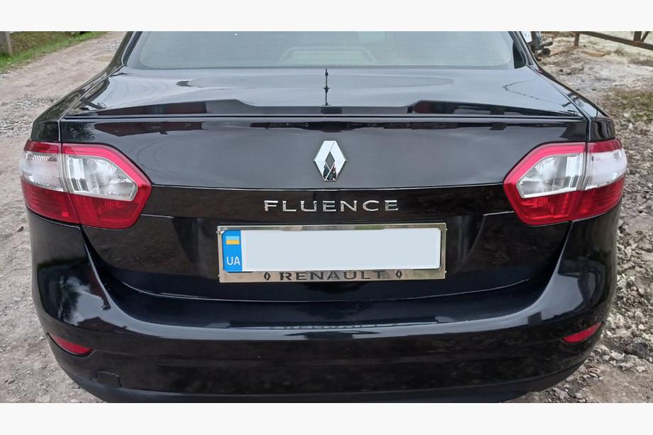 Renault Fluence 2009–2016 Lipspoiler (Sunplex, svart) (125,4 cm x 7,2 cm) Foto 2