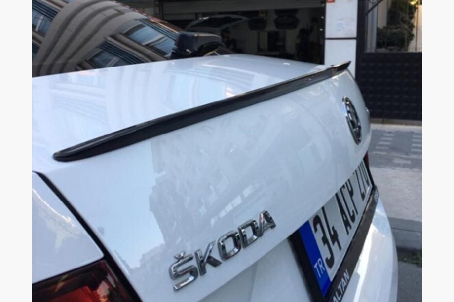 Skoda Octavia III A7 2013–2019 LIP-spoiler (Sunplex, svart) (115,4 cm x 6 cm) Image