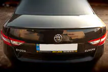 Skoda Superb 2015–2024 LIP-spoiler (Sunplex, svart) (119,2 cm x 7,3 cm) foto 3
