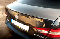 Skoda Superb 2015–2024 LIP-spoiler (Sunplex, svart) (119,2 cm x 7,3 cm) foto 1