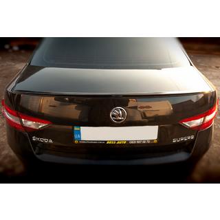 LIP-spoiler (Sunplex, svart) (119,2 cm x 7,3 cm) Skoda Superb 2015–2024 foto 3