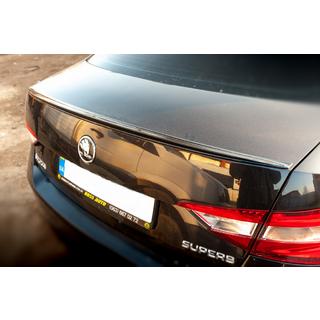 LIP-spoiler (Sunplex, svart) (119,2 cm x 7,3 cm) Skoda Superb 2015–2024 foto 1