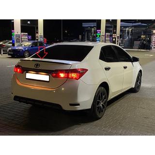LIP-spoiler (Sunplex, svart) (118 cm * 6,4 cm) Toyota Corolla 2013–2019 foto 4