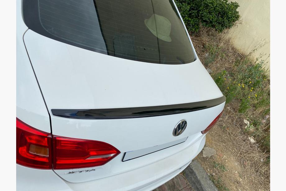 Volkswagen Jetta 2011–2018 LIP-spoiler (Sunplex, svart) (115,8 cm x 6,3 cm) Foto 3