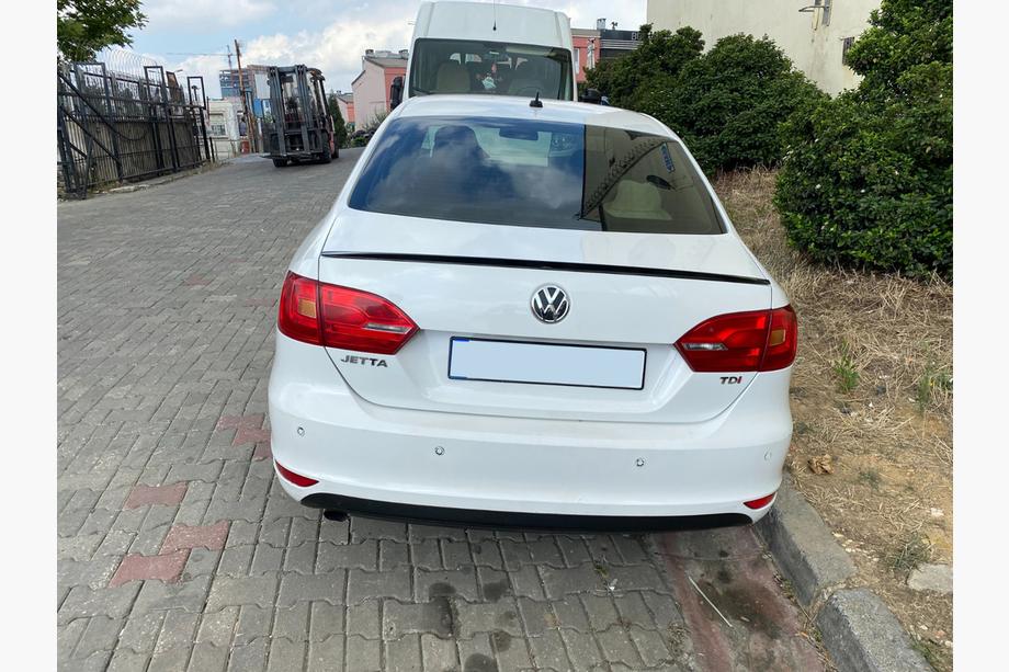 Volkswagen Jetta 2011–2018 LIP-spoiler (Sunplex, svart) (115,8 cm x 6,3 cm) Foto 4