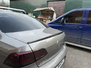 Volkswagen Passat B7 2012–2015 Läppspoiler (Sunplex, svart, för EU) (115,8 cm x 6,3 cm) foto 3