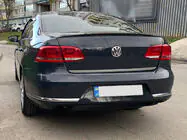 Volkswagen Passat B7 2012–2015 Läppspoiler (Sunplex, svart, för EU) (115,8 cm x 6,3 cm) foto 5