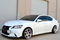 Lexus GS 2011–2020 Vindavvisare med kromlist (4 st, HIC) foto 3