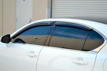 Lexus GS 2011–2020 Vindavvisare med kromlist (4 st, HIC) foto 2