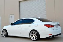 Lexus GS 2011–2020 Vindavvisare med kromlist (4 st, HIC) foto 4