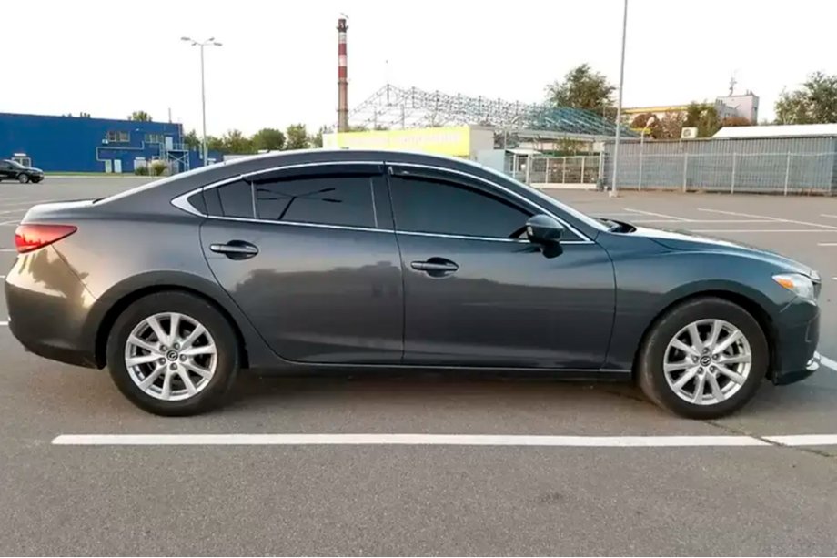 Mazda 6 2012–2024 Vindavvisare för sidorutor med kromlist SD (4 st, HIC) Image