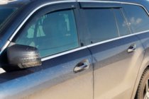 Mercedes GLE W167 2018– Vindavvisare med kromlist (4 st, HIC) foto 2