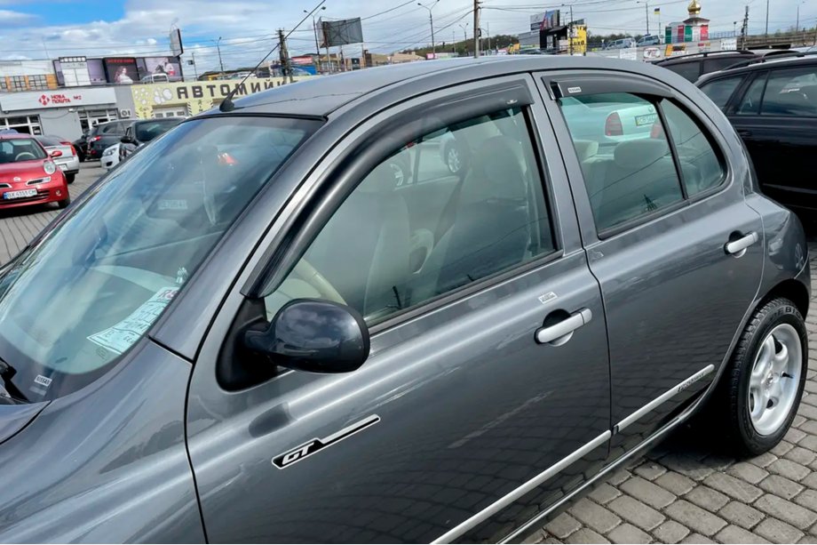 Nissan Micra K12 2003–2010 Vindavvisare för sidorutor (4 st, HIC) Image