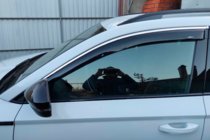 Skoda Karoq 2018– Vindavvisare med kromlist (4 st, HIC) foto 4