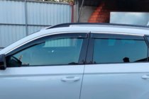 Skoda Karoq 2018– Vindavvisare med kromlist (4 st, HIC) foto 6