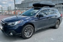 Subaru Legacy 2014–2019 Vindavvisare till sidorutor med kromlist (4 st, HIC) foto 3