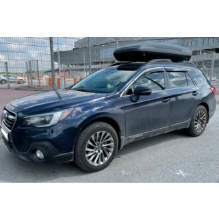 Vindavvisare till sidorutor med kromlist (4 st, HIC) Subaru Legacy 2014–2019 foto 3