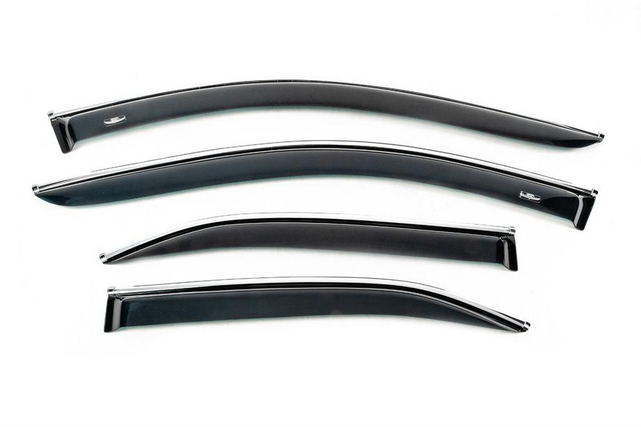 Toyota Camry 2006–2011 Vindavvisare för sidorutor med kromlist (USA, 4 st, HIC) Image