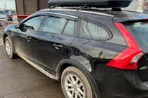 Volvo V60 2011–2018 Vindavvisare till sidorutor med kromlist (4 st, HIC) foto 2