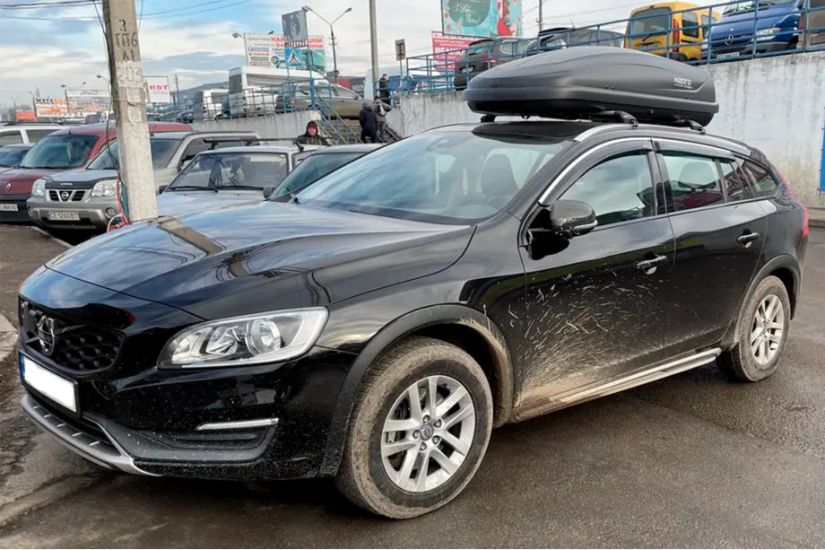 Volvo V60 2011–2018 Vindavvisare till sidorutor med kromlist (4 st, HIC) Image