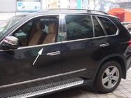 BMW X5 E70 2007–2013 Komplett fönsterinramning (rostfritt stål) foto 1