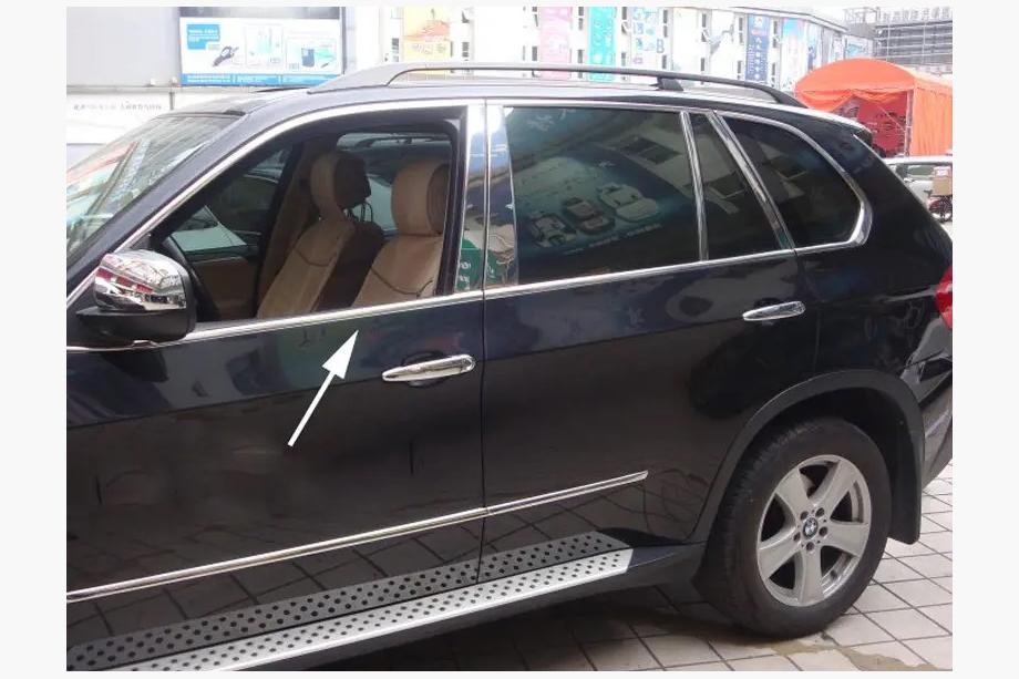 BMW X5 E70 2007–2013 Komplett fönsterinramning (rostfritt stål) Image