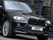 BMW X5 E70 2007–2013 Sats stötfångarlister (för lackering) foto 2