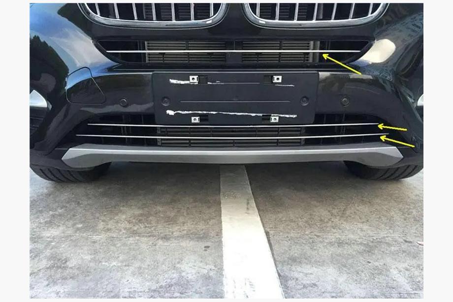 BMW X6 F16 2014–2019 Sats kromlister för stötfångargaller Image