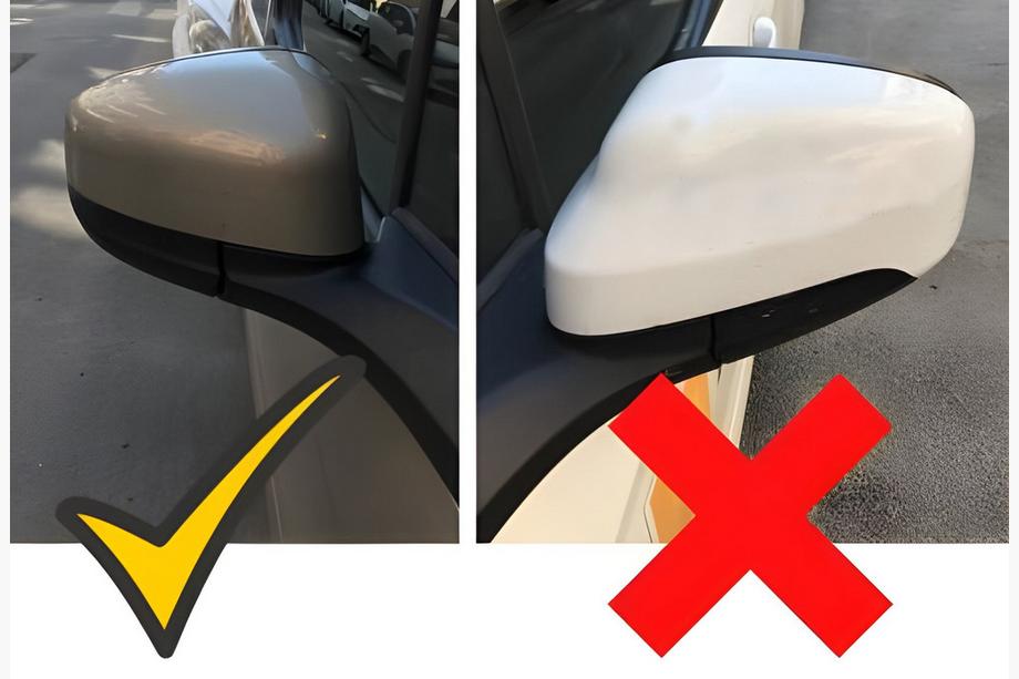 Ford Courier 2014–2023 Spegelkåpor BMW-style (2014-2018, 2 st) Foto 7