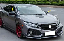 Honda Civic Sedan X 2016–2021 Spegelkåpor BMW-Style (2 st.) foto 6