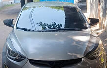 Hyundai Elantra (MD/UD) 2011–2015 Spegelskåpor utan utskärning för blinkers BMW-style (2 st) foto 5