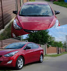 Hyundai Elantra (MD/UD) 2011–2015 Spegelskåpor utan utskärning för blinkers BMW-style (2 st) foto 1