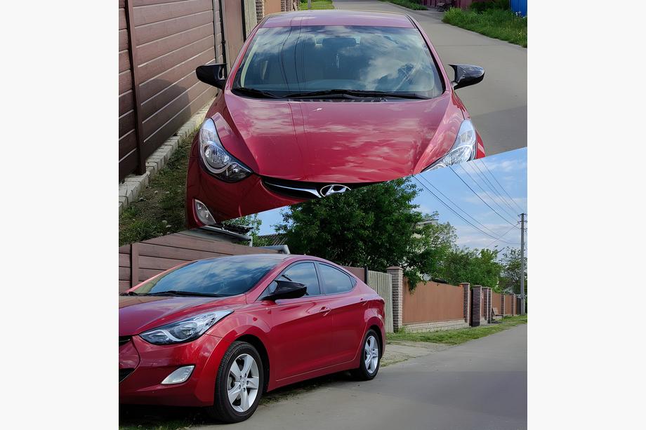 Hyundai Elantra (MD/UD) 2011–2015 Spegelskåpor utan utskärning för blinkers BMW-style (2 st) Image