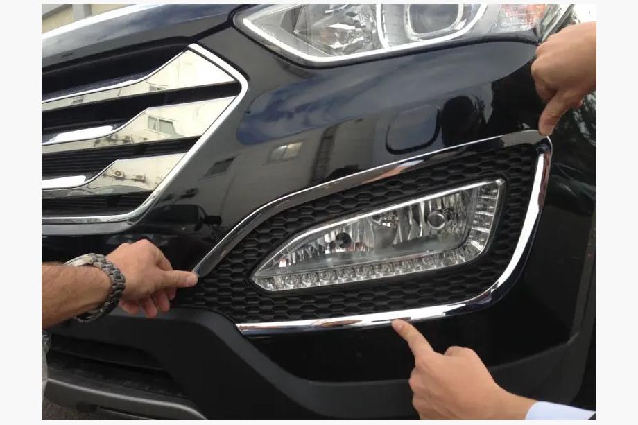 Hyundai Santa Fe 3 2012–2018 Kromringar till dimljus (2 st, ABS) Image