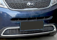 Kia Sorento II XM 2009–2014 Kromskydd för främre stötfångare Libao (2013+) foto 1