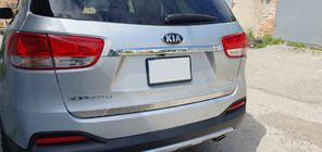 Kia Sorento III UM 2014–2020 Libao dekorlist nedre kant baklucka (rostfritt stål) foto 2