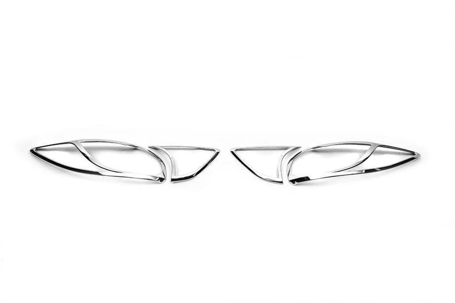 Mazda CX-5 2012–2017 Libao krom bakljuskåpor (2 st, plast) Image
