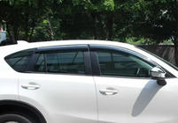 Mazda CX-5 2012–2017 Vindavvisare med krom (4 st., Libao) foto 4