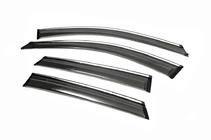 Mazda CX-5 2012–2017 Vindavvisare med krom (4 st., Libao) foto 2