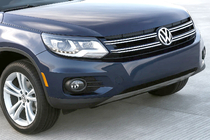 Volkswagen Tiguan 2007–2016 Främre stötfångarläpp 2007-2010 (rostfritt stål) foto 1