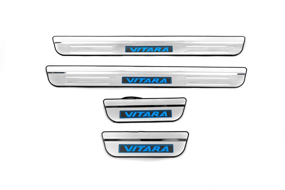 Suzuki Vitara 2015– Libao LED instegslister (4 st, rostfritt stål) Image