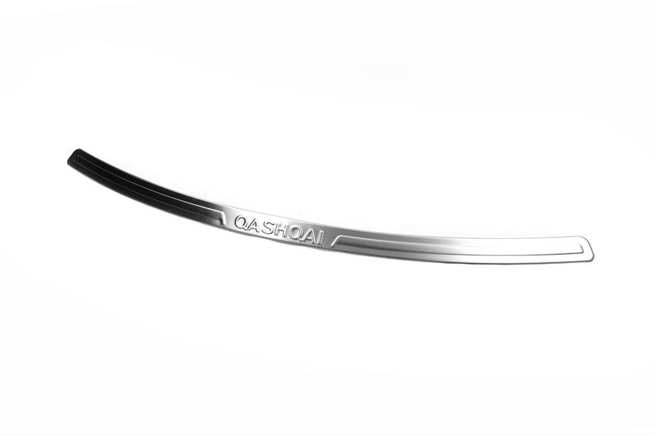 Nissan Qashqai 2007–2010 Libao bakre stötfångarskydd i rostfritt stål Image